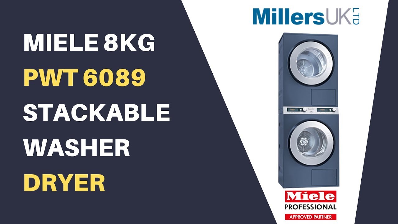 Miele 8kg Stackable Washer & Dryer PWT6089