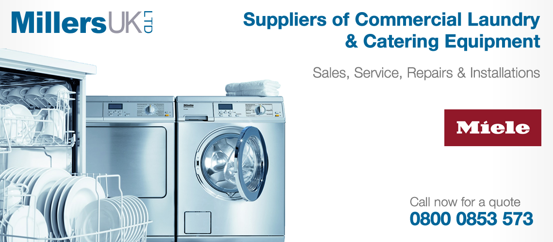 Millers UK Laundry Catering Installation Service.